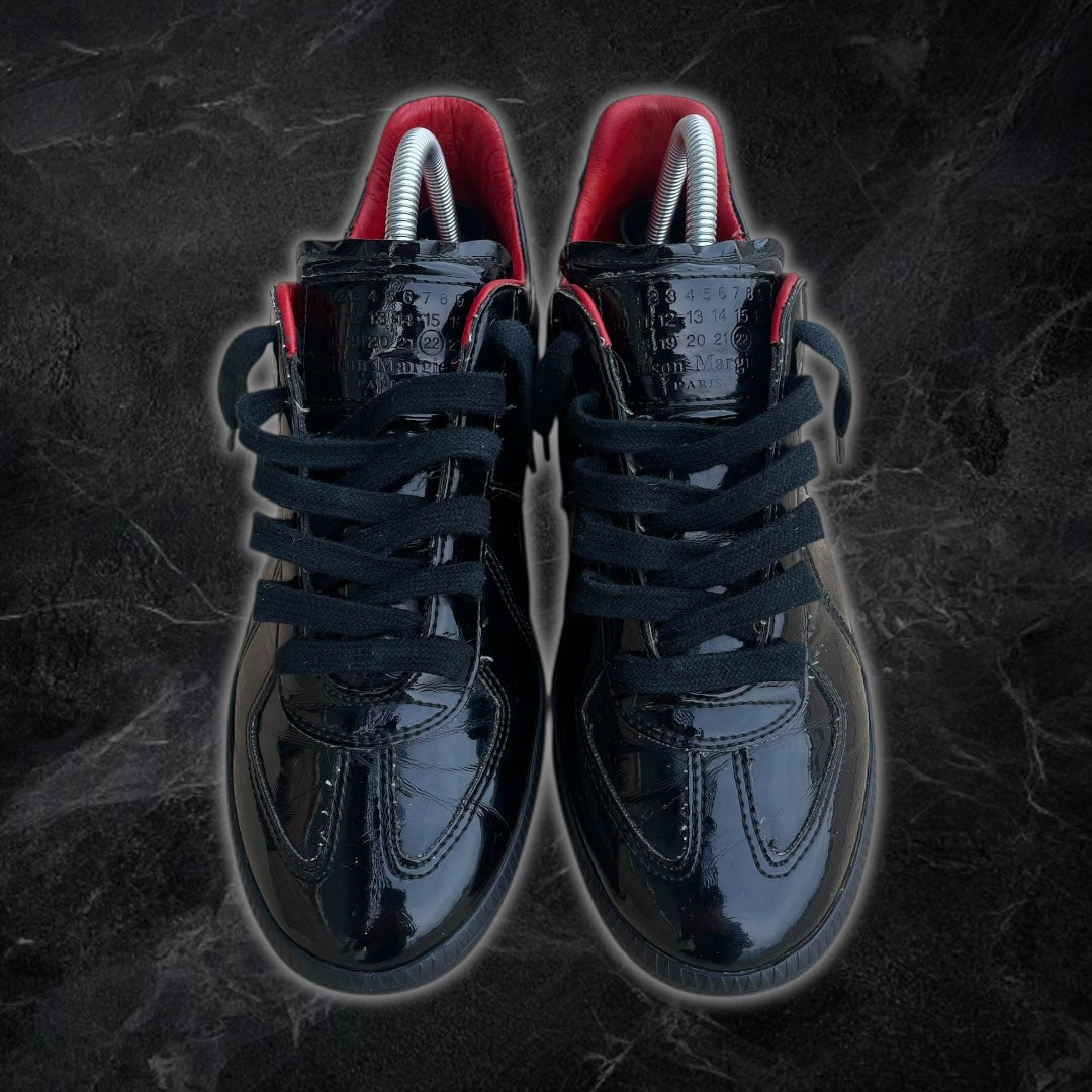Maison Margiela “Patent leather” gat sneakers (black)