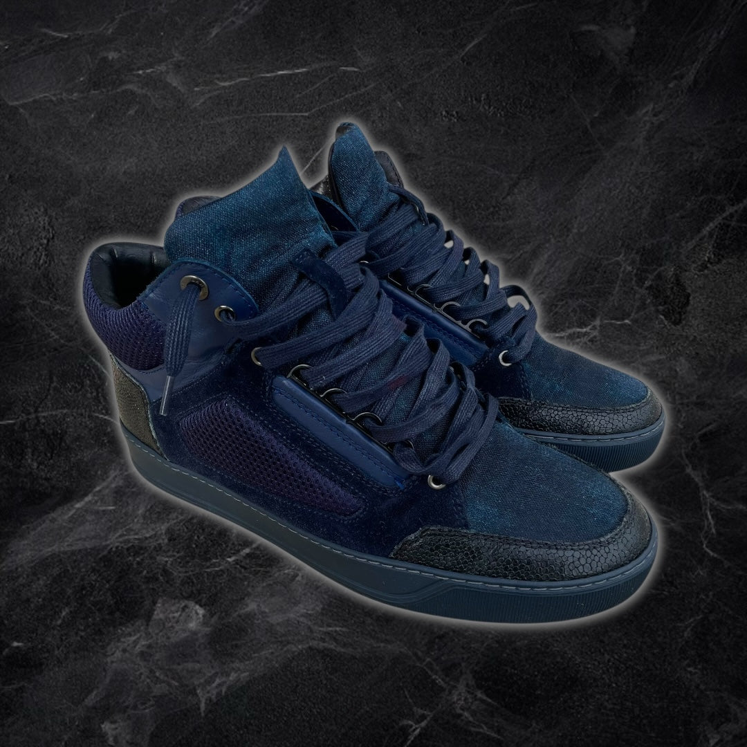 Lanvin high top sneakers (navy)