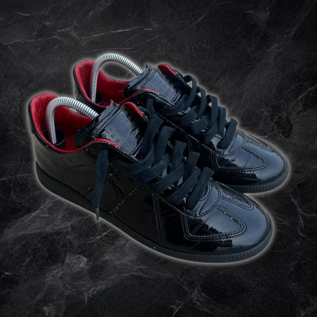 Maison Margiela “Patent leather” gat sneakers (black)