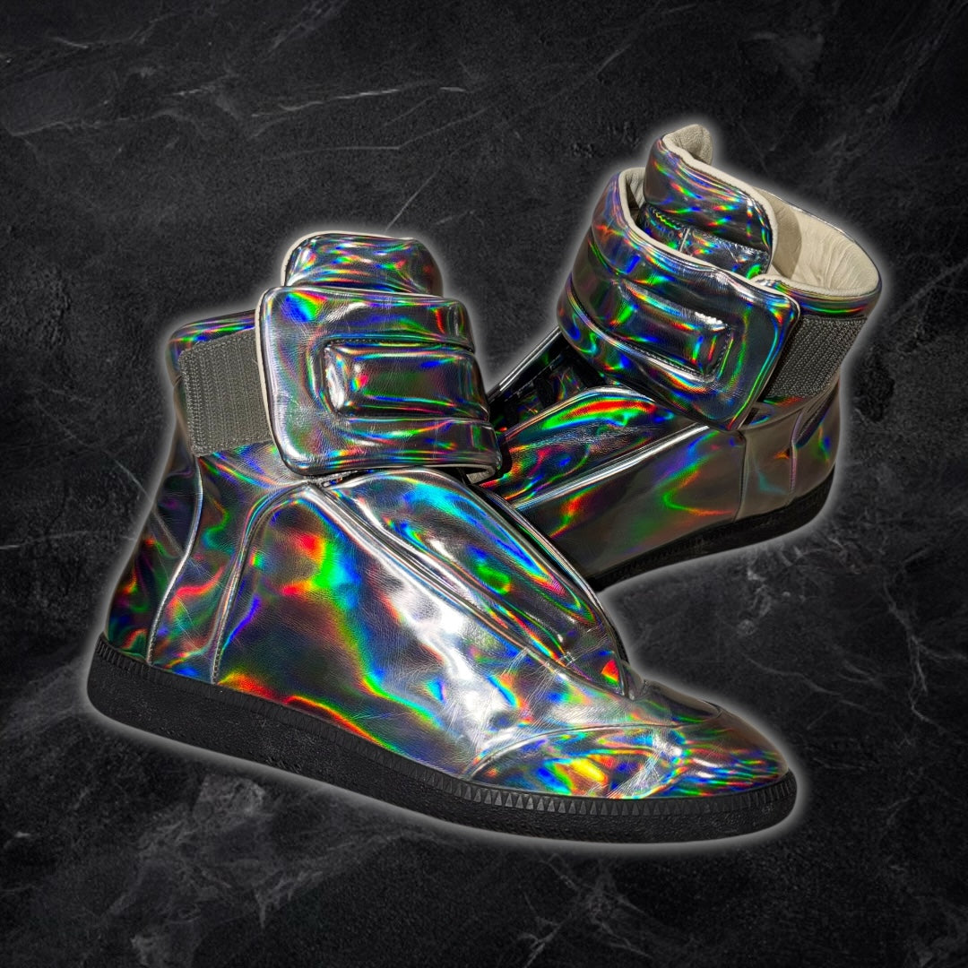 2016 Maison Margiela Future “Iridescent” high top sneakers