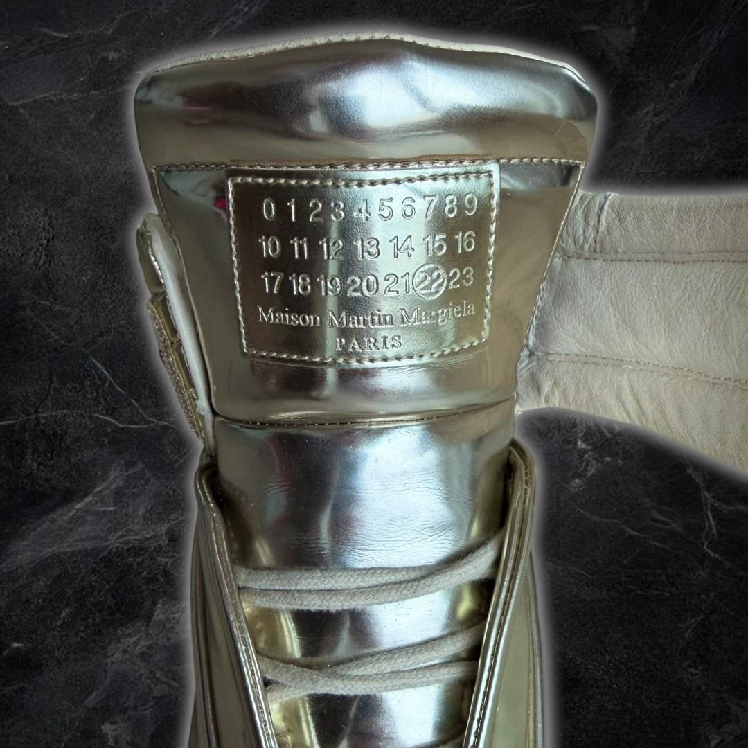 2014 Women’s Maison Margiela Future high top sneakers (gold)