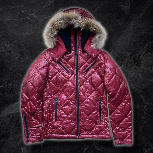 Japanese branded red face covering jacket