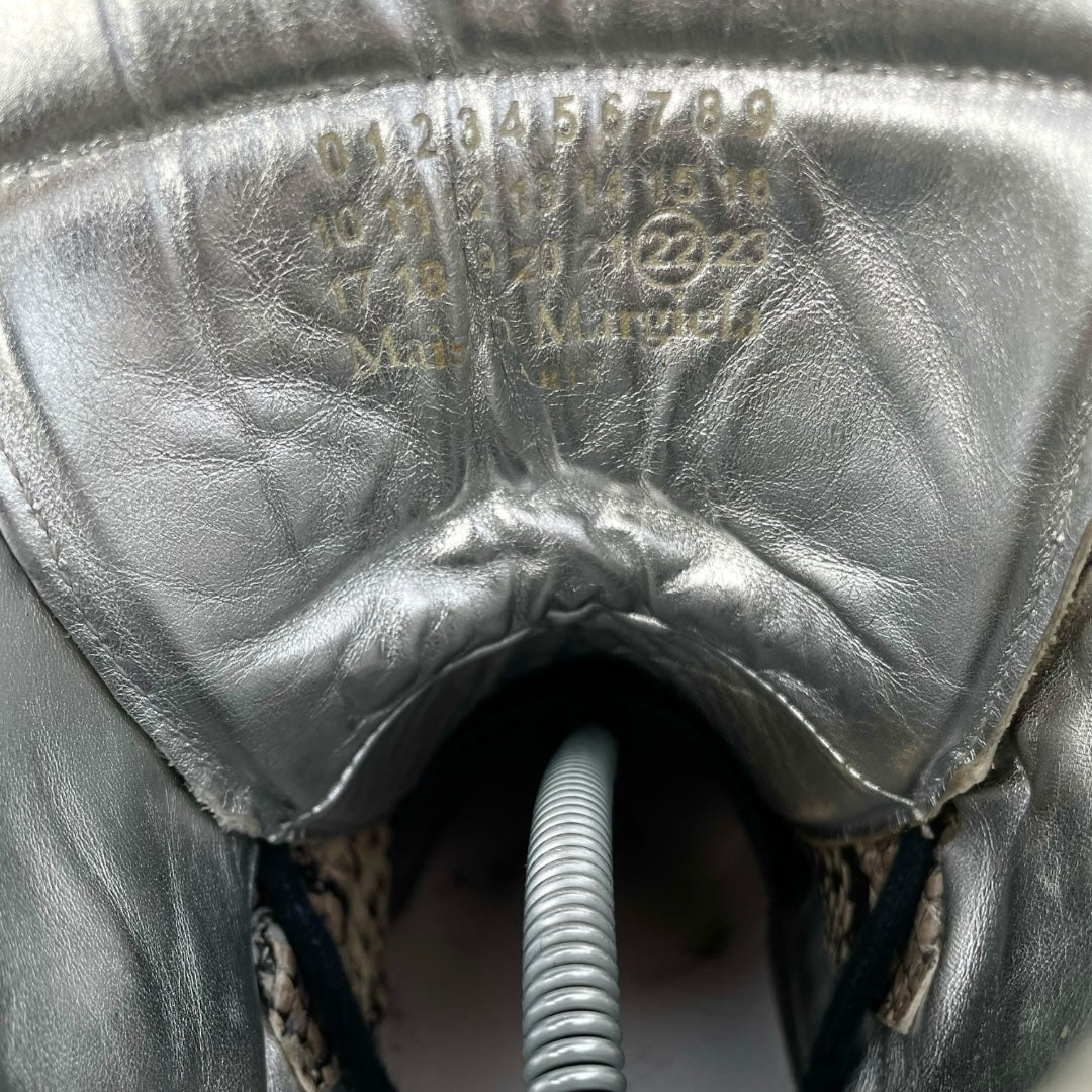 2016 Maison Margiela Future “Snakeskin” high top sneakers