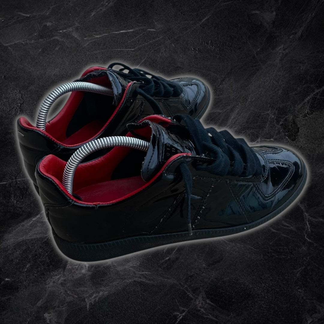 Maison Margiela “Patent leather” gat sneakers (black)