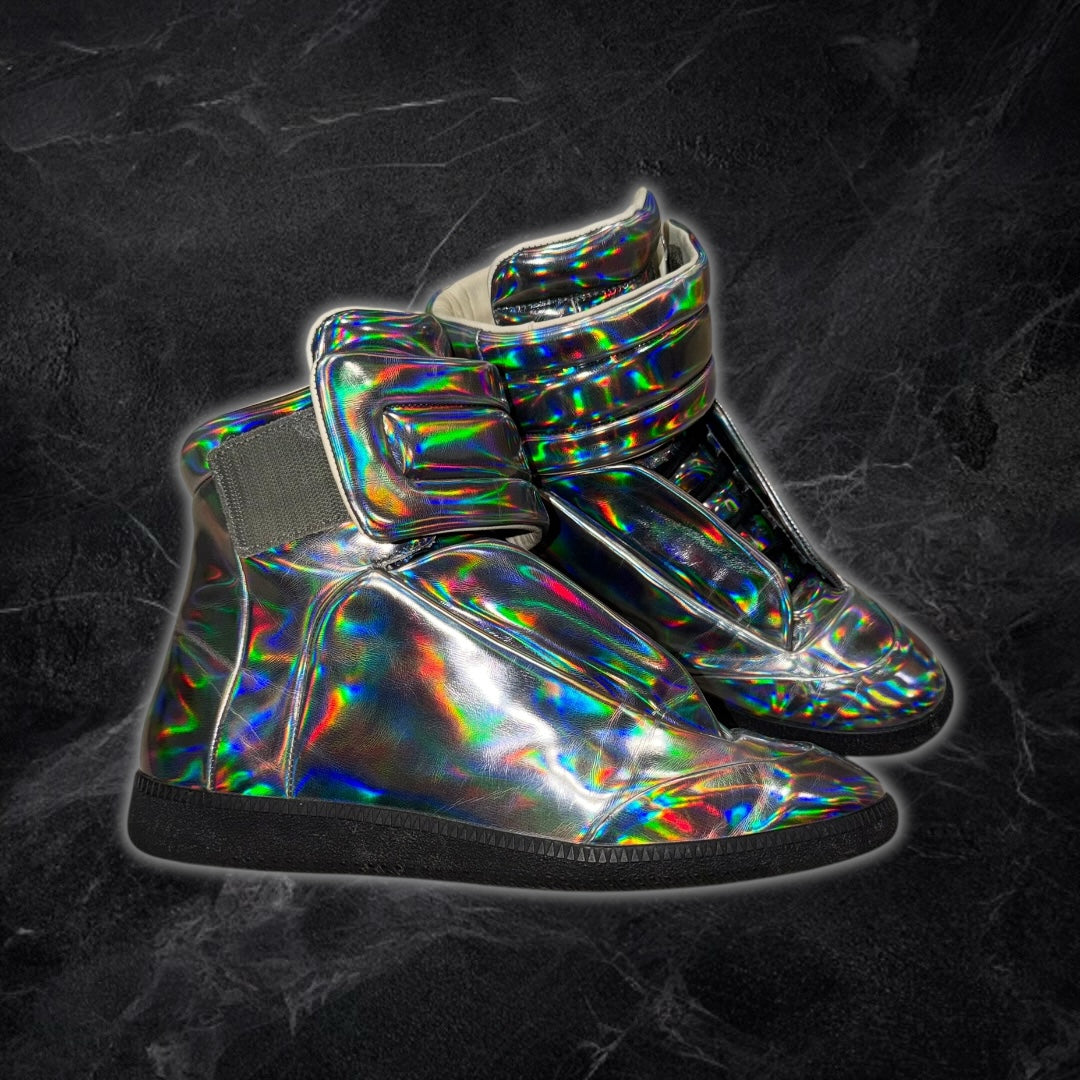 2016 Maison Margiela Future “Iridescent” high top sneakers