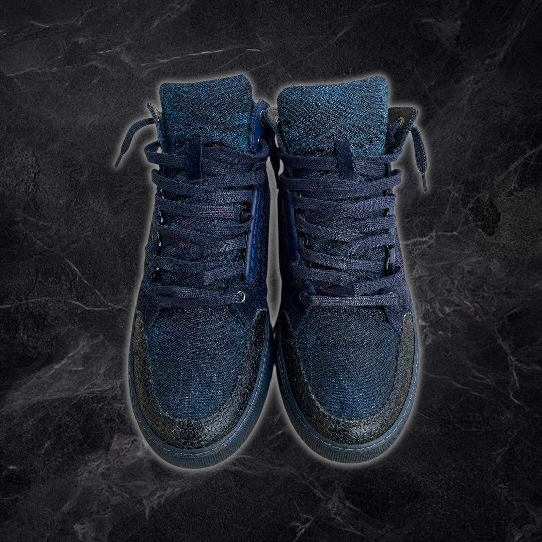 Lanvin high top sneakers (navy)