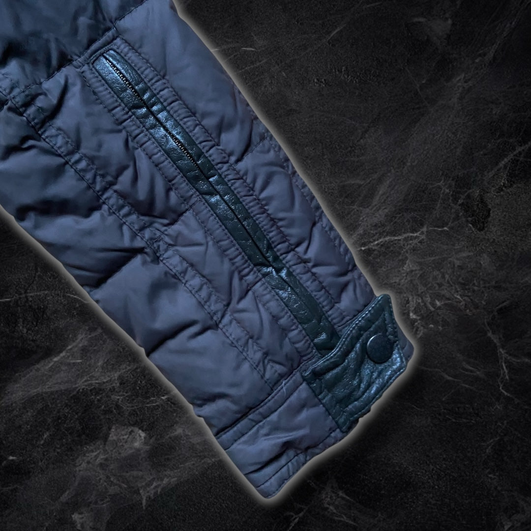 Japanese branded grey puffer jacket