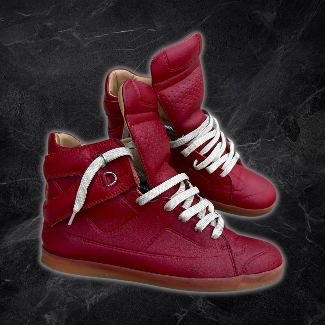 S/S09 Maison Margiela x H&M “Trompe l’œil high-top sneakers” (Red)