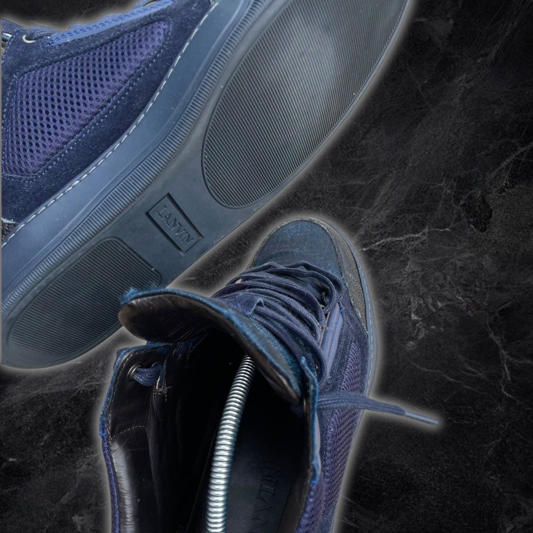 Lanvin high top sneakers (navy)