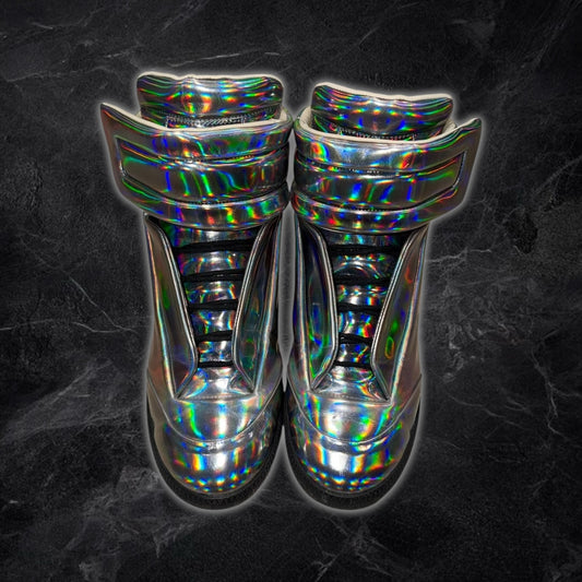 2016 Maison Margiela Future “Iridescent” high top sneakers