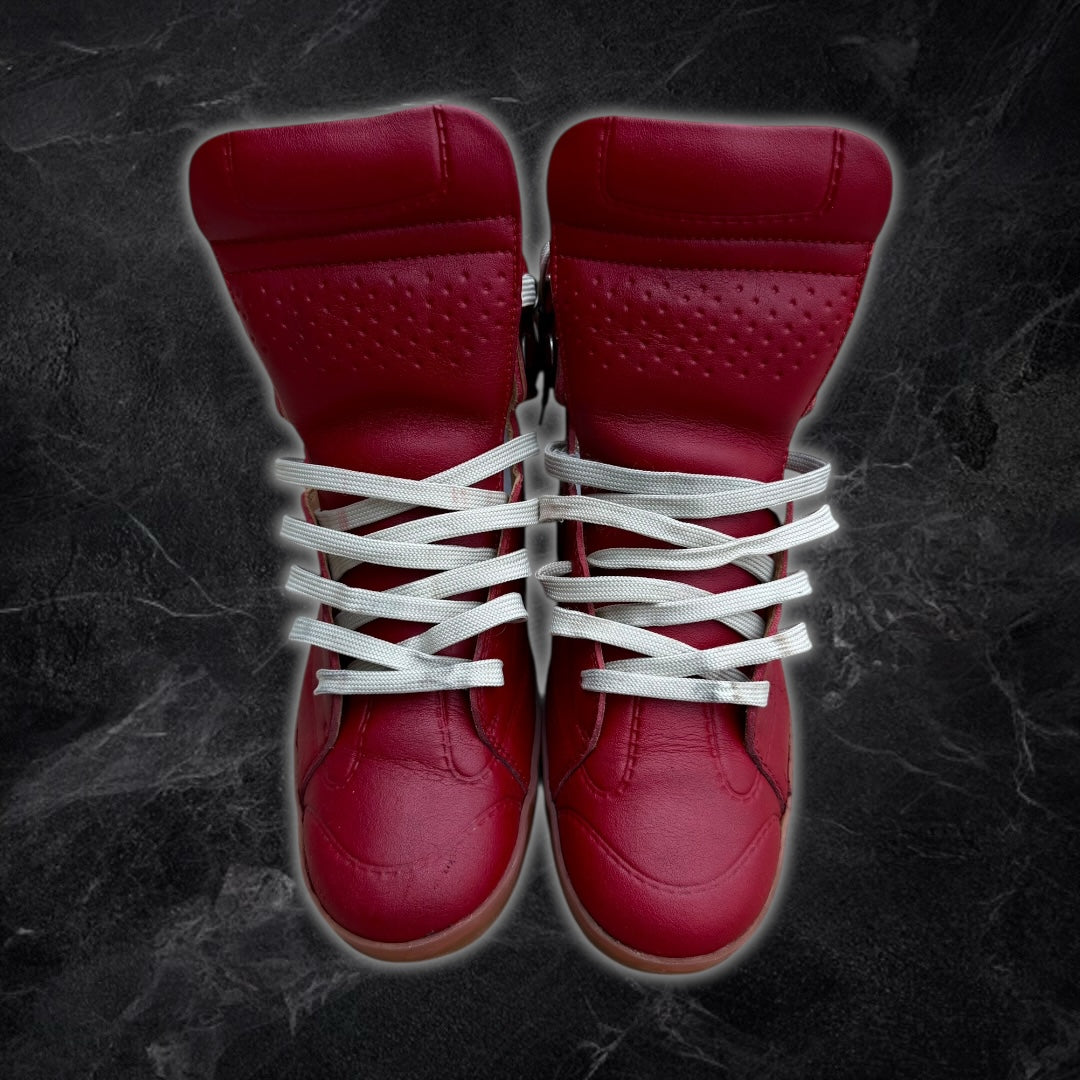 S/S09 Maison Margiela x H&M “Trompe l’œil high-top sneakers” (Red)