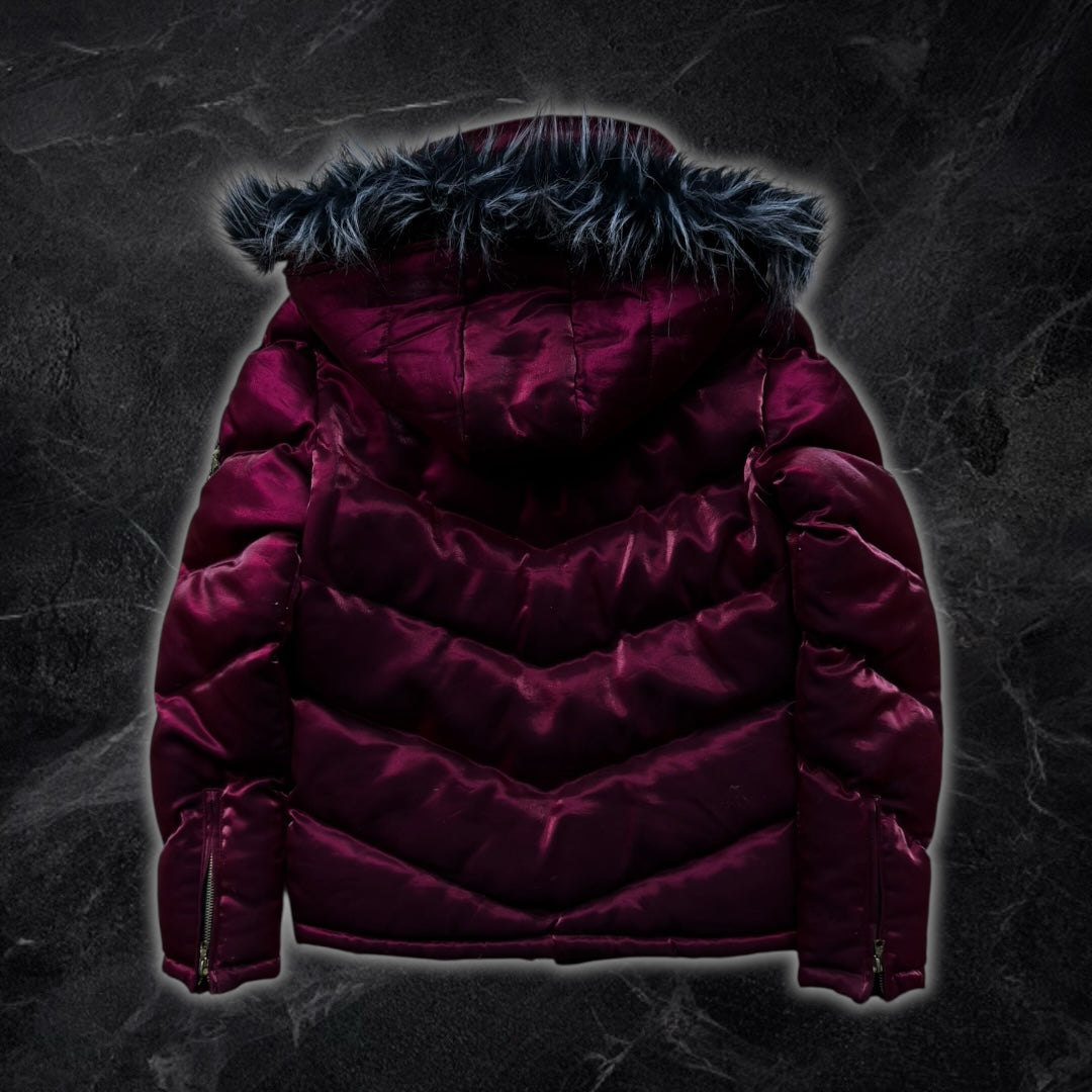 Midas “God Of Midas” Japanese fur puffer jacket (red)